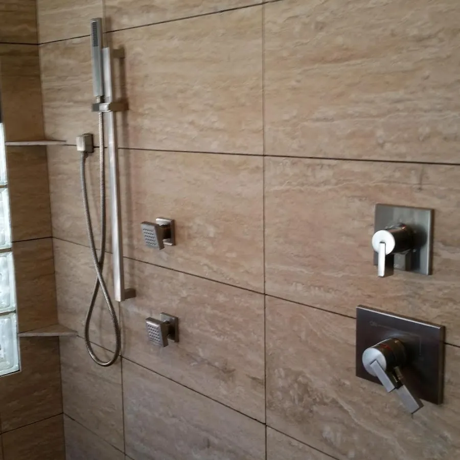 Shower fixture installation for Water Heater Replacement in De Soto